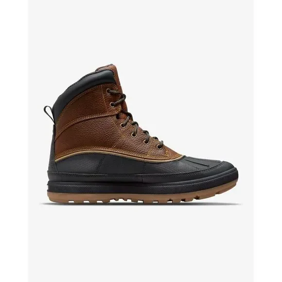 Nike ACG Woodside II 525393-770 Men's Gold Leaf Anthracite Leather Shoes WOO174 - Picture 2 of 10
